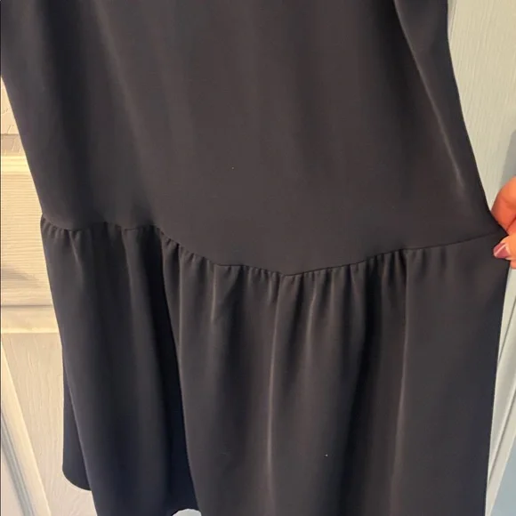 Pleione Sleeveless Hi-Lo Shift Dress in Navy Blue, Size Small - Picture 6 of 10